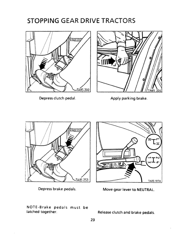 International 385, 485, 585, 685, 785, 885, 248, 258 and 278 Tractor - Operator's Manual