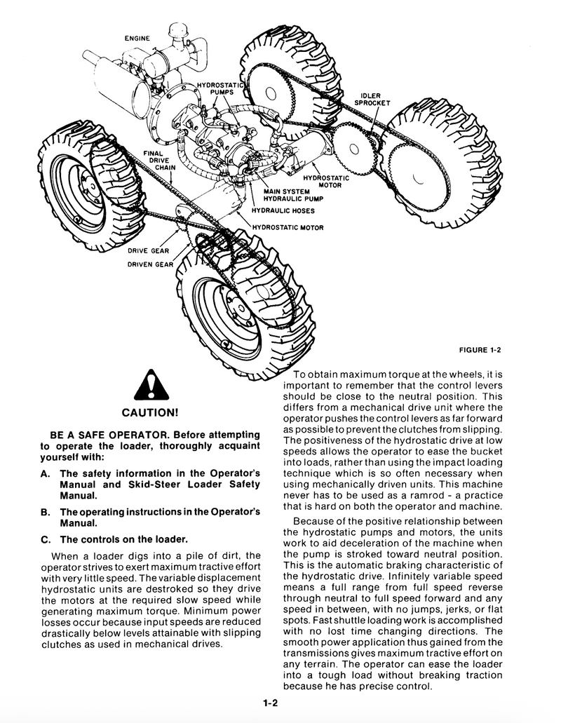 New Holland L-553, L-554, L-555 and L-565 Skid Steer - Service Manual