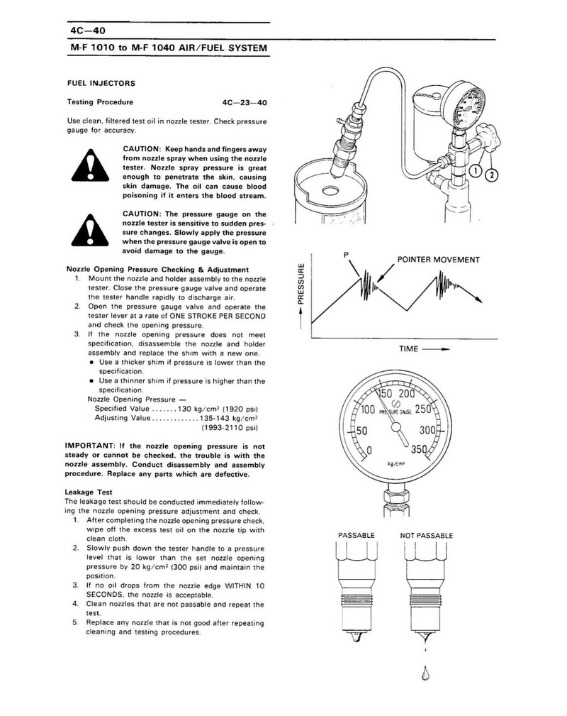 Massey Ferguson 1010, 1020, 1030, 1035, 1040, and 1045 Tractor - Service Manual
