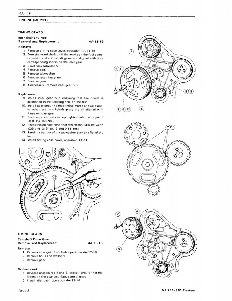 Massey Ferguson 231 and 261 Tractor - COMPLETE Service Manual