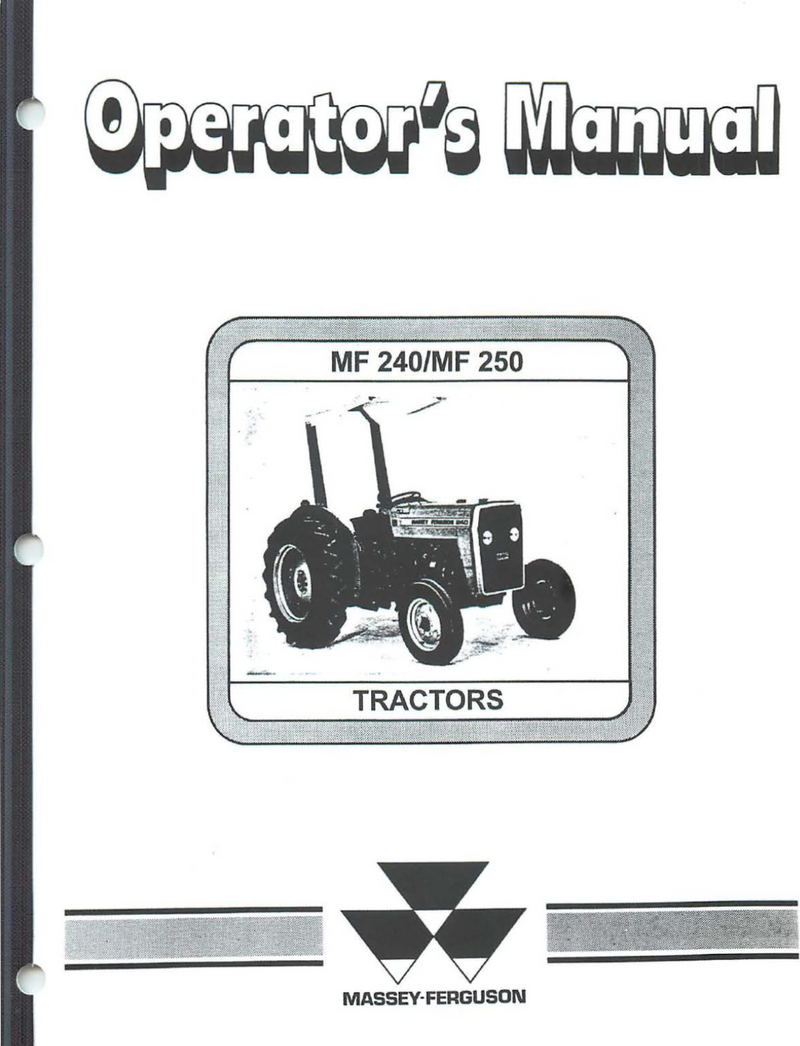 Massey Ferguson 240 and 250 Tractor Manual
