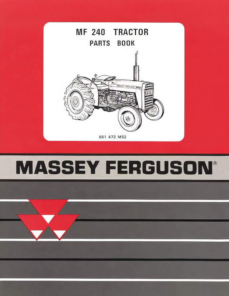 Massey Ferguson 240 Tractor - Parts Catalog
