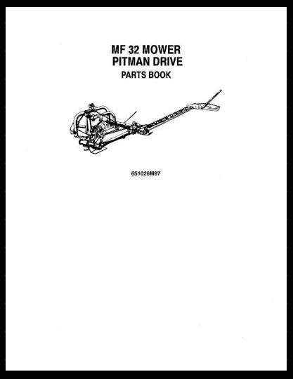 Massey Ferguson 32 Mower - Parts Catalog