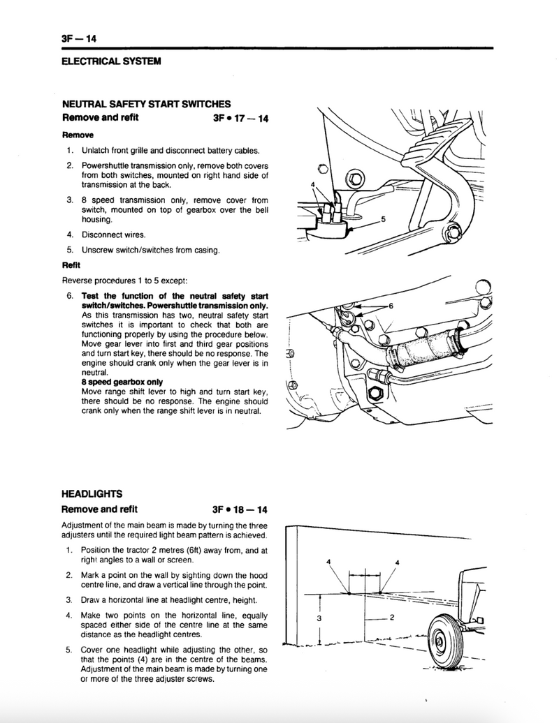 Ferguson TEA20 Tractor - Service Manual