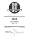 Ford NAA - I&T Shop Service Manual