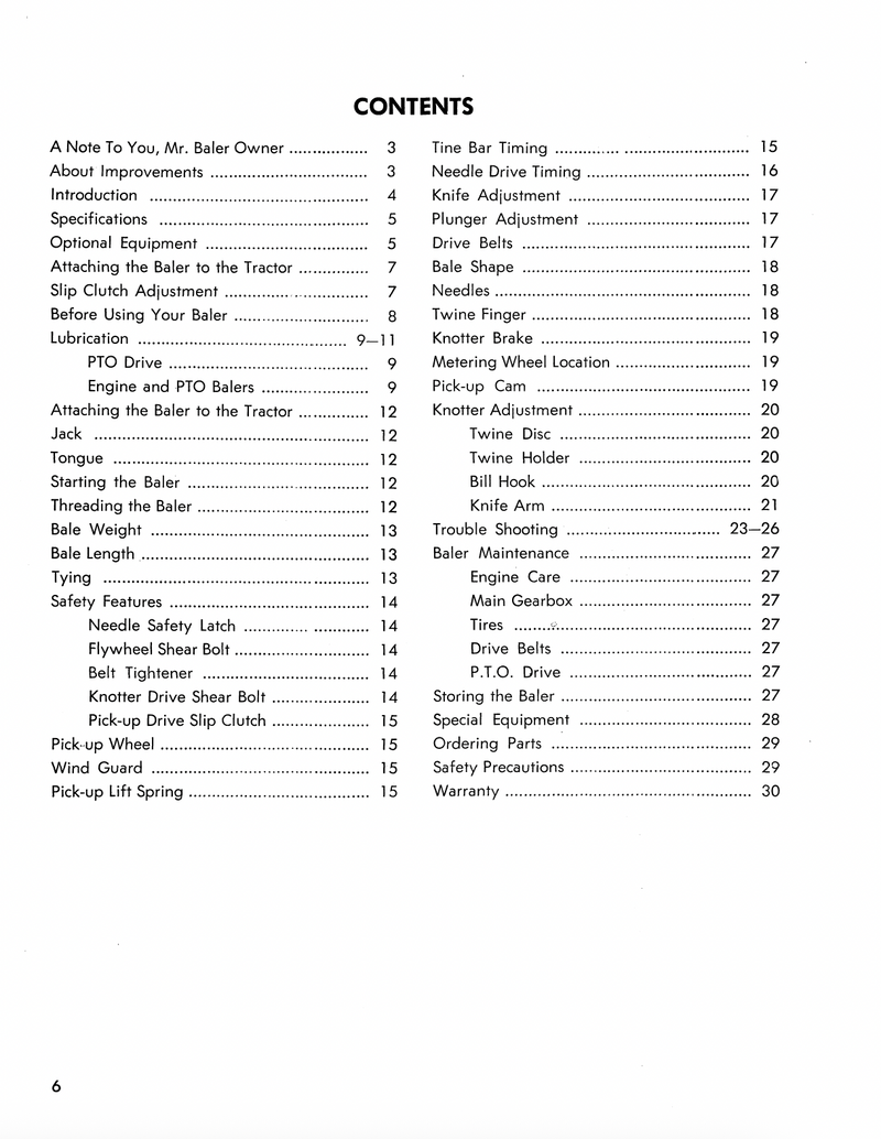New Holland 68 and Super 68 Hay Baler - Operator's Manual