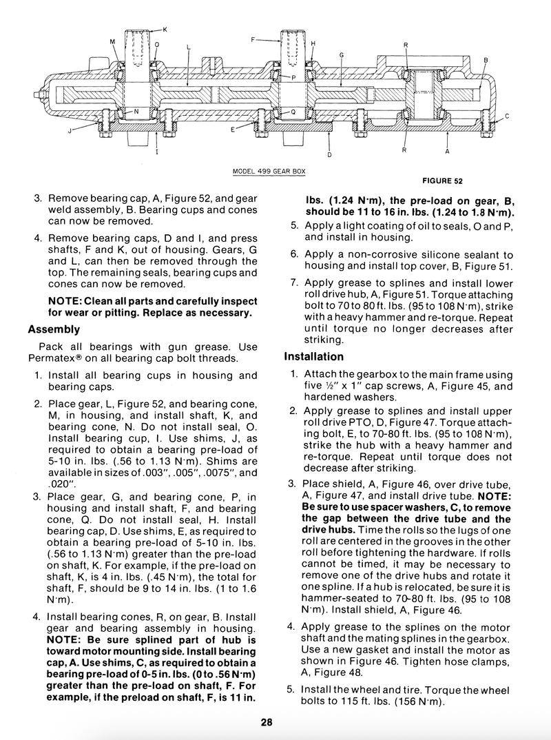 New Holland 499 Pivot Tongue Haybine Mower-Conditioner - Service Manual