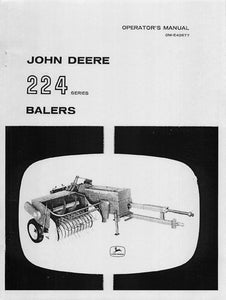 John Deere 224 Baler - Operator's Manual