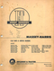 Massey-Harris Tractors - Service Manual