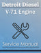 Detroit Diesel V-71 Engine - Service Manual