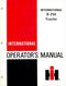 International Harvester B-250 Tractor Manual