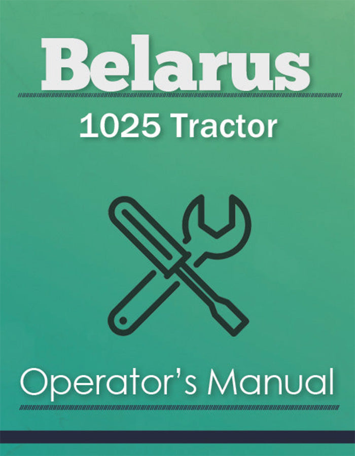 Belarus 1025 Tractor Manual