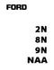 Ford 2N, 8N, 9N and NAA Tractor - Parts Catalog