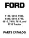 Ford 5110, 5610, 5900, 6410, 6610, 6710, 6810, 7410, 7610, and 7710 Tractor - Parts Catalog