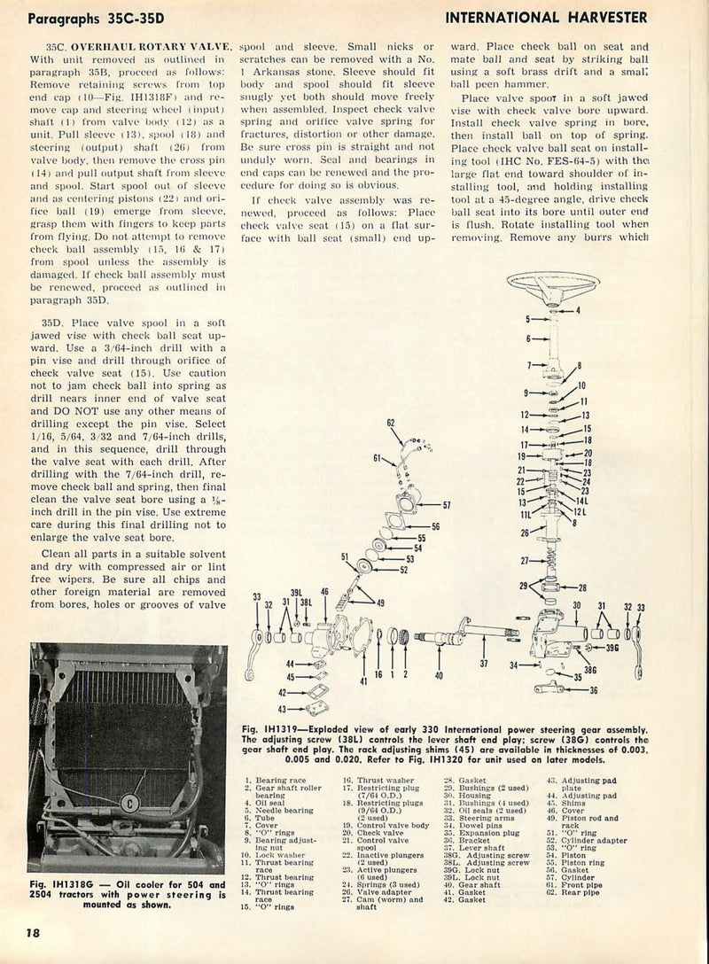 International 330, 340, 504, and 2504 Tractor - Service Manual