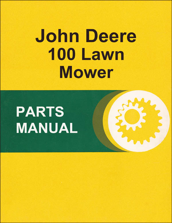 JD 100 Lawn Mower - Parts Catalog