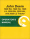 JD 1020 Tractor - Operator's Manual