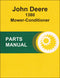 JD 1380 Mower-Conditioner - Parts Catalog