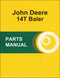 JD 14T Baler - Parts Catalog