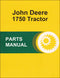 JD 1750 Tractor - Parts Catalog