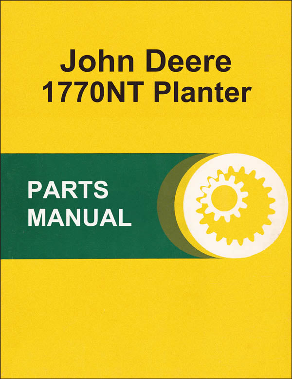 JD 1770NT Planter - Parts Catalog