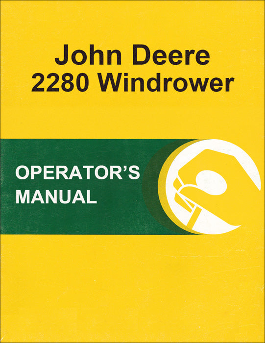 JD 2280 Windrower - Operator's Manual