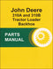 JD 310A and 310B Tractor Loader Backhoe - Parts Catalog