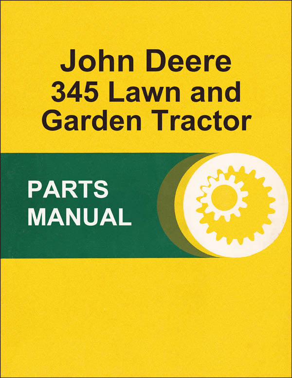 JD 345 Lawn and Garden Tractor - Parts Catalog