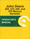 JD 350, 370, 550, and 570 Manure Spreader - Operator's Manual