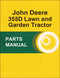 JD 355D Lawn and Garden Tractor - Parts Catalog