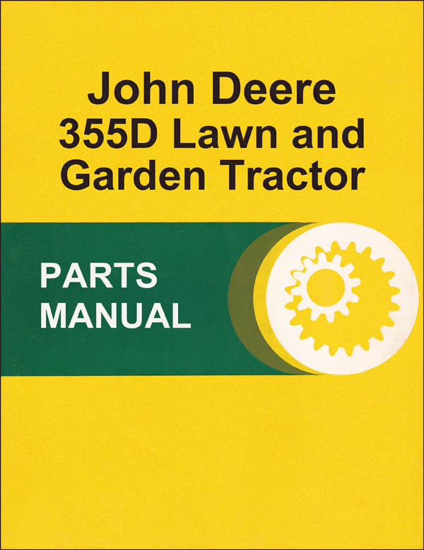 JD 355D Lawn and Garden Tractor - Parts Catalog
