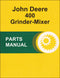JD 400 Grinder-Mixer - Parts Catalog