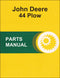 JD 44 Plow - Parts Catalog