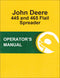JD 445 and 465 Flail Spreader - Operator's Manual