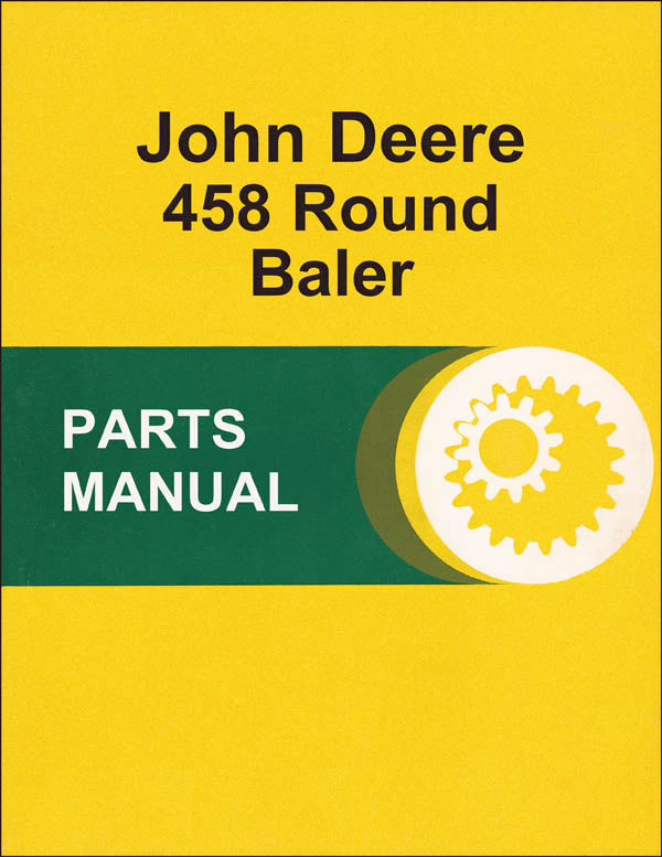 JD 458 Round Baler - Parts Catalog