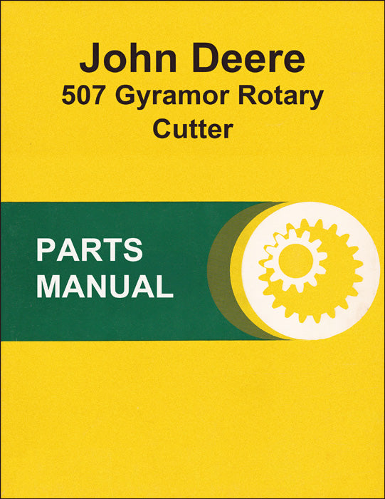 JD 507 Gyramor Rotary Cutter - Parts Catalog