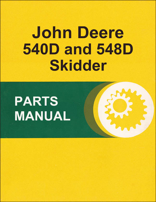 JD 540D and 548D Skidder - Parts Catalog