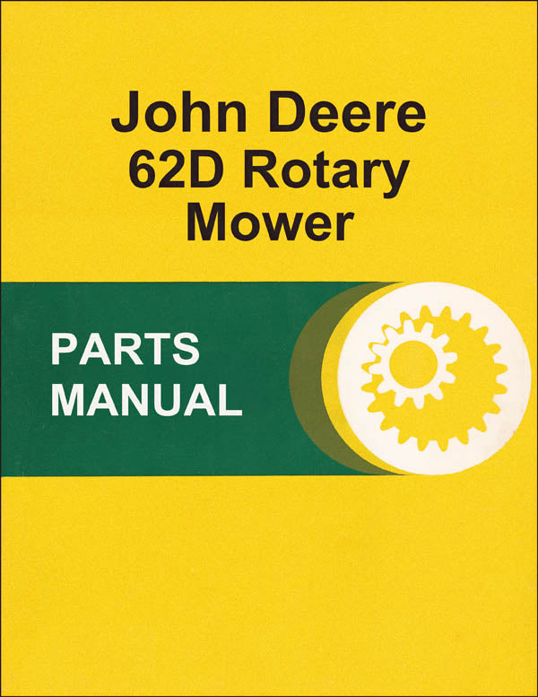 JD 62D Rotary Mower - Parts Catalog