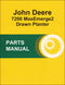 JD 7200 MaxEmerge2 Planters - Parts Catalog