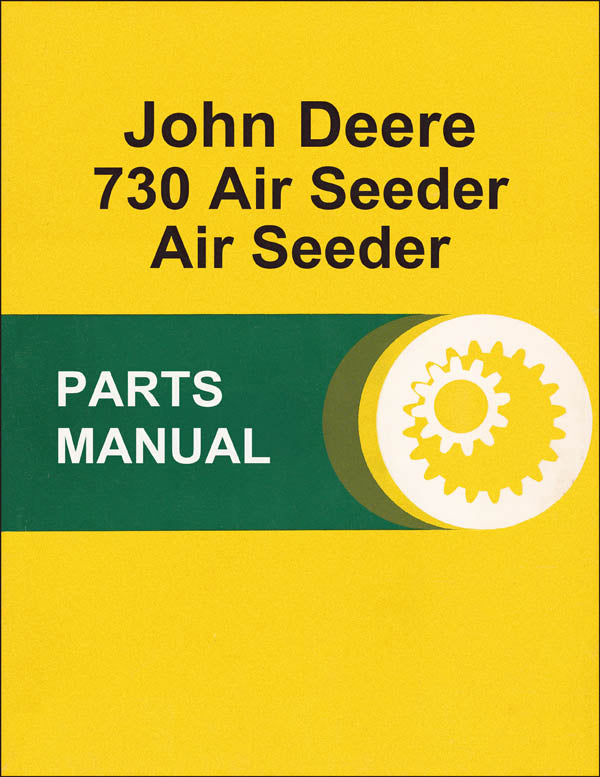 JD 730 Air Seeder Drill - Parts Catalog