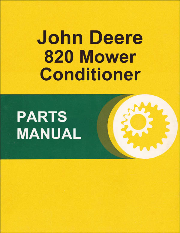 JD 820 Mower Conditioner - Parts Catalog