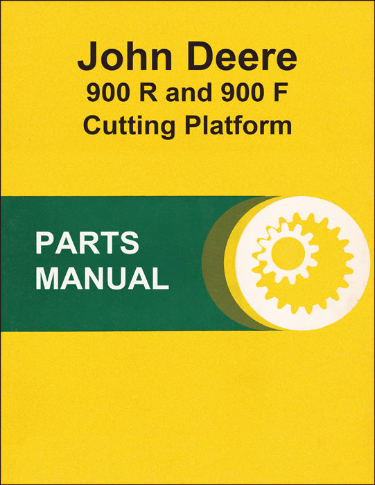 JD 900 R and 900 F Cutting Platform - Parts Catalog