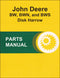 JD BW, BWN, and BWS Disk Harrow - Parts Catalog