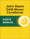 JD D450 Mower Conditioner - Parts Catalog
