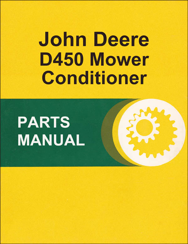JD D450 Mower Conditioner - Parts Catalog