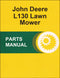 JD L130 Lawn Mower - Parts Catalog