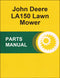 JD LA150 Lawn Mower - Parts Catalog