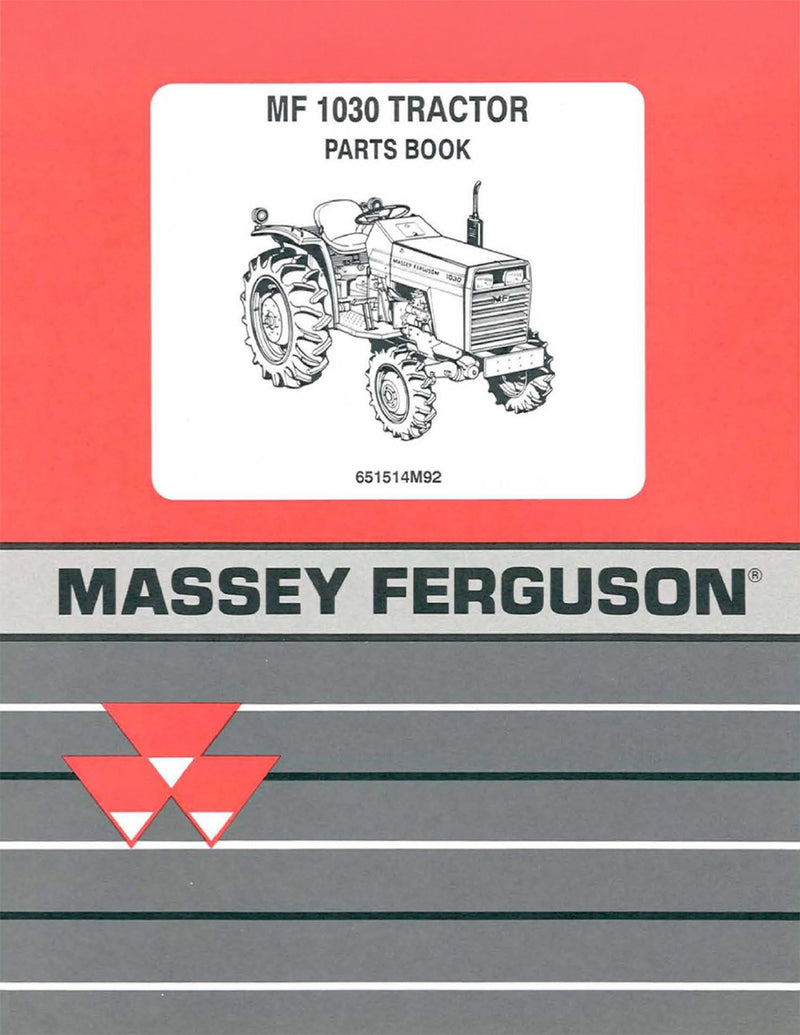 Massey Ferguson 1030 Tractor - Parts Catalog