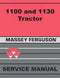 Massey Ferguson 1100 and 1130 Tractor - Service Manual