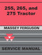 Massey Ferguson 255, 265, and 275 Tractor - Service Manual